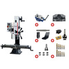 Perceuse-fraiseuse X 480 Y 175 mm Z 280 mm CM2/M10 0,85 kW 230V table longue + accessoires indispensables Torros