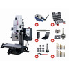 Perceuse-fraiseuse X 280 Y 175 mm Z 280 mm CM2/M10 0,75 kW 230V vitesses variables avec accessoires Optimill
