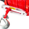 Treuil électrique 12V 8164 kg câble 26m synthétique télécommande sans fil MW Tools