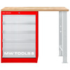 Établi modulaire Rubberwood avec armoire à tiroirs 5T 1200 mm MW Tools