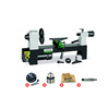 Pack tour à bois 200x305mm + mandrin 4 mors 100 mm + jeu 8 burins + mandrin à couronne + arbre Holzstar