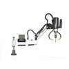 Bras de taraudage électrique M6 à M24 écran tactile PLC servo 1,2 kW 230V  système de soufflage et lubrification auto MW-Tech