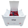Cuve réservoir Diesel-Gasoil en métal 400 L avec pompe 12 V et pistolet automatique MW Tools