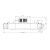 Cric mobile 3T hydropneumatique pour pont 4 colonnes MW Tools