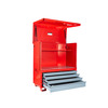 Coffre de chantier métal 905L avec 4 tiroirs MW Tools