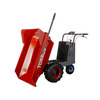 Mini dumper électrique 220l 400kg 3 roues benne basculante avec batterie 48V / 12Ah Torros