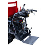 Minidumper à chenilles avec élévateur à ciseaux hydraulique benne plateau 800kg 13CH 6+2R vitesses démarrage électrique Torros