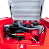 Cuve Réservoir Diesel Rouge Fioul en PE 980 L avec pompe 230 V et pistolet automatique MW Tools