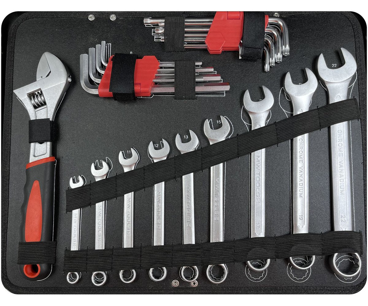 Oxford Mixte Ox770 Kit D'Outils Moto 27 Pièces - Compact Et Complet Pour Réparations Urgentes