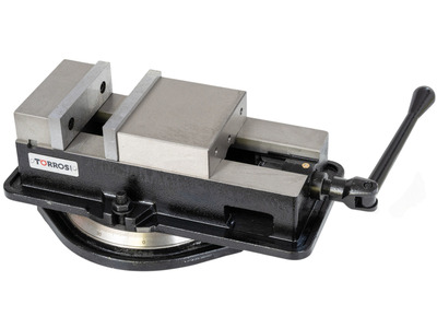 Étau de fraisage système verrouillage largeur des mors 125 mm ouverture 125 mm hauteur des mors 40 mm Torros