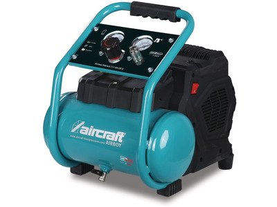 Compresseur d'air à batterie silencieux sans huile cuve 6 L 120 L/min 8 bars 18 V Aircraft