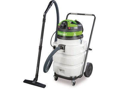 Aspirateur à eau avec pompe intégrée - Cuve en polyéthylène de 107 litres - 2 moteurs 2,4 kW 230 V Cleancraft