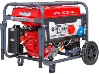 Groupe électrogène essence 11 kW 3x400 V et 230 V - Démarrage électrique et réservoir de 40 l MW Tools