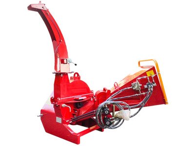 Broyeur de branches 150 mm pour tracteur - Cardan et attelage trois points - Rouleau d'alimentation hydraulique Torros