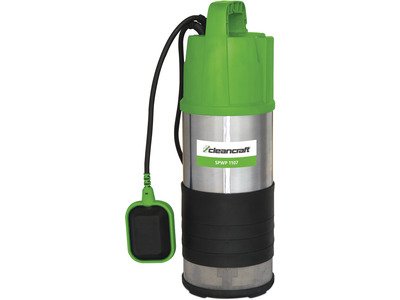 Pompe de refoulement submersible pour eaux claires capacité 6960 l/h hauteur de refoulement 42 m 1,1 kW 230 V Cleancraft