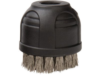 Brosse ronde diam. 65 mm avec poils en acier inoxydable pour nettoyeur vapeur SG 58 S Cleancraft