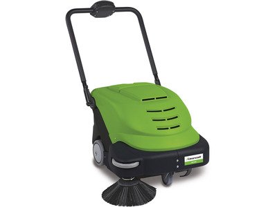 Balayeuse-aspiratrice manuelle à batterie - surface de nettoyage maximale 2.180 m²/h - largeur de travail avec brosses latérales 625 mm Cleancraft