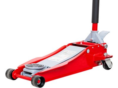 Cric rouleur hydraulique extra bas 2,5 t double pompe MW Tools