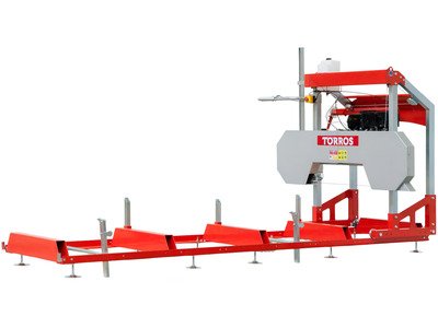 Scie à grumes moteur essence Lifan 15ch -  Longueur de coupe 2794 mm - Capacité diamètre ø800 mm Torros