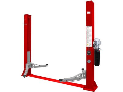 Pont élévateur hydraulique à 2 colonnes 4 t 230 V avec déverrouillage manuel MW Tools