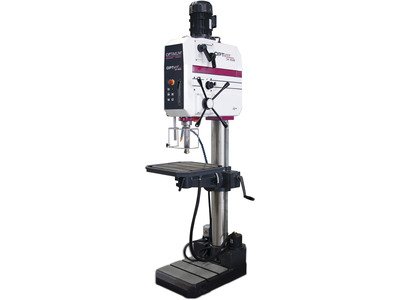 Perceuse à colonne industrielle par engrenages – capacité ø 40 mm – CM4 – 2,2 kW – 400V – avance automatique électromagnétique Optidrill