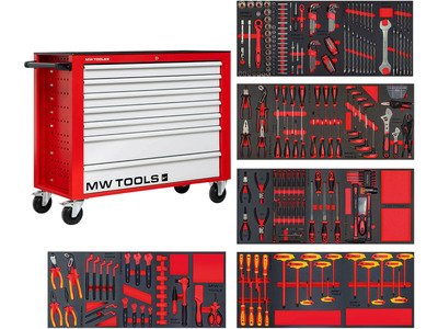 Servante d'atelier complète EV STARTER 265 outils MW Tools