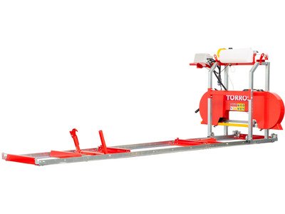 Scie à grumes moteur essence Briggs&Stratton 6,5ch - Longueur de coupe 2780 mm – Capacité diamètre Ø470 mm Torros