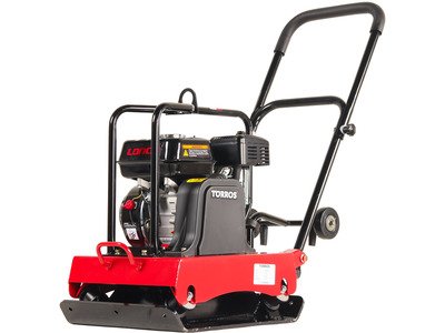 Compacteur à plaque vibrante 15,5 kN – Moteur essence 6,5ch – Plaque 55 x 42 cm Torros