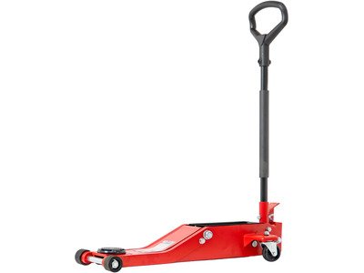 Cric rouleur hydraulique 2t long et bas MW Tools