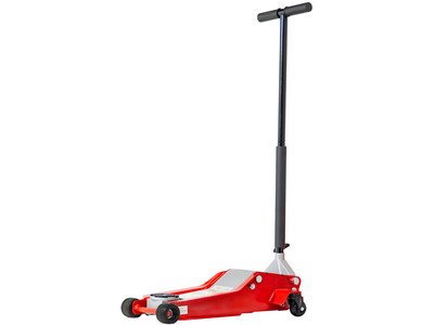 Cric rouleur hydraulique 3 t double pompe et pédale de montée rapide MW Tools