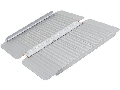 Rampe d’accès aluminium 300 kg – 610 x 720 mm – largeur utile 660 mm - pliable MW Tools