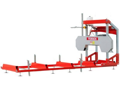 Scie à grumes moteur électrique 7,5 kW 400 V - Longueur de coupe 2794 mm - Capacité diamètre ø800 mm Torros