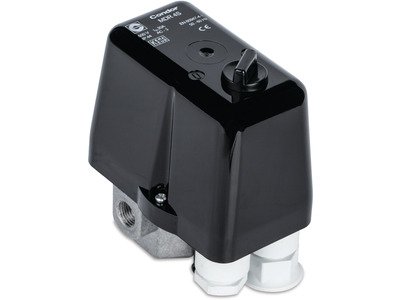 Pressostat professionnel pour compresseur - CONDOR MDR 4 - 16 bar - 400 V - 5,5 kW - 16 A (400V) - 9 A (500V) - avec interrupteur marche/arrêt Aircraft