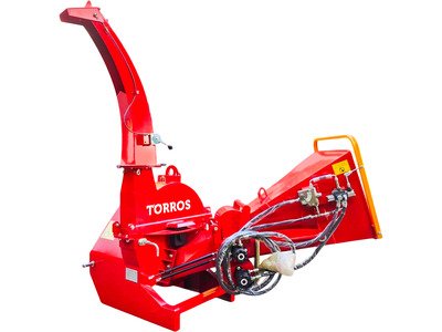 Broyeur de branches 150 mm pour tracteur - Cardan et attelage trois points - Rouleau d'alimentation hydraulique Torros