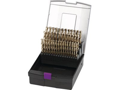 Jeu de 41 forets hélicoïdaux PRO HSS-Cobalt DIN338-G 6 à 10 mm par 0,1 mm Optimum