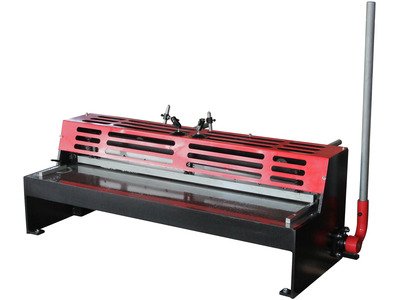 Cisaille à tôles d'établi manuelle professionnelle 1050 mm – capacité 1 mm- kit de double laser pour une coupe précise Torros