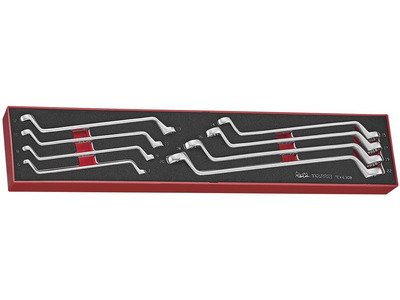 Jeu de clés polygonales doubles Foamx4 tray 6-22mm 8 pièces Teng Tools