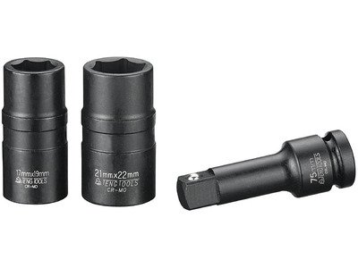 Jeu de douilles à choc 3pcs 2 1/2" Teng Tools
