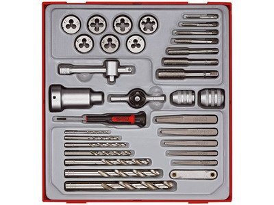 Set de tarauds et filières 34pcs Teng Tools