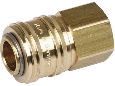 Coupleur rapide en laiton avec filetage femelle 3/8" – profil EURO - utilisation à une main Aircraft