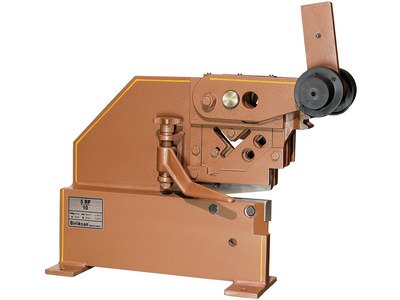 Cisaille d'acier rond, carré et profilés L et T Birliksan