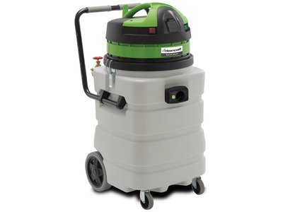 Aspirateur eau et poussières avec pompe submersible intégrée – 90 litres cuve plastique - 2 moteurs 2 kW 230 V – spécial boue et forage Cleancraft