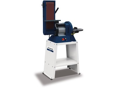Ponceuse à bande et à disque – Combinée professionnelle 1,5 kW - Disque 305 mm - Bande 1220 mm - 230 V Holzkraft