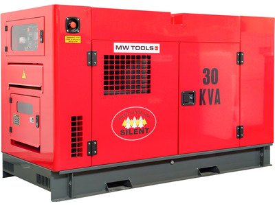 Groupe électrogène diesel 33 kVA 3x400V – 230V – Refroidi par eau - Avec régulateur AVR - Connecteur pour ATS MW Tools