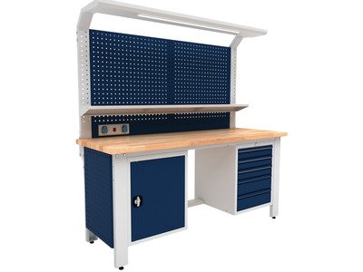 Mobilier d'atelier PRACO Bleu