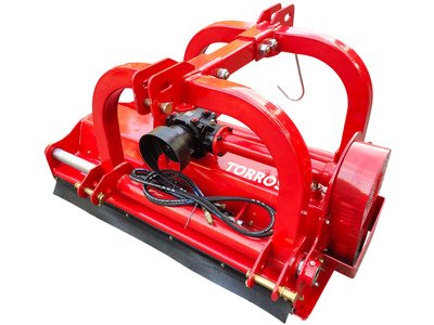 Broyeur à fléaux 138 cm - Double attelage avant/arrière - Déport hydraulique 450 mm - Pour tracteur 35 à 45 CV - Cardan inclus Torros