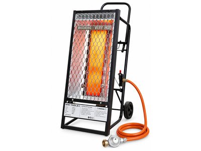 Chauffage au gaz radiant infrarouge 10kW mobile MW Tools
