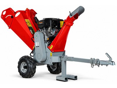 Broyeur de branches pro tractable thermique essence 15cv 420cc 120mm avec démarrage électrique Stattos