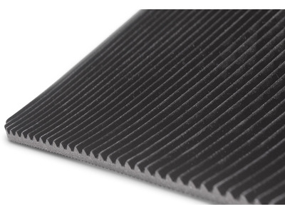 Tapis caoutchouc strié 10m x 1,2m x 3mm MW Tools