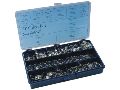 Set de colliers de serrage o-clips 175 pc